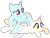 Size: 2612x1998 | Tagged: safe, artist:lazuli, artist:mint-light, imported from derpibooru, oc, oc only, alicorn, pony, alicorn oc, bald, base, duo, eyelashes, heterochromia, horn, looking down, lying down, raised hoof, signature, simple background, transparent background, wings, worried