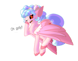 Size: 1280x996 | Tagged: safe, artist:cookiesmolbean, imported from derpibooru, cozy glow, pegasus, pony, female, filly, golly, simple background, solo, transparent background