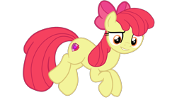 Size: 1920x1080 | Tagged: safe, artist:gmaplay, imported from derpibooru, apple bloom, earth pony, pony, apple bloom's bow, bow, hair bow, older, older apple bloom, simple background, solo, transparent background