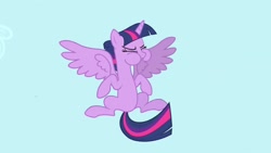 Size: 1702x957 | Tagged: safe, imported from derpibooru, screencap, twilight sparkle, alicorn, pony, princess twilight sparkle (episode), season 4, cute, featureless crotch, female, flying, mare, puffy cheeks, solo, spread legs, spread wings, spreading, twilight sparkle (alicorn), wingboner, wings