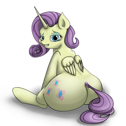 Size: 6795x6795 | Tagged: safe, alternate version, artist:khaki-cap, imported from derpibooru, fluttershy, rarity, oc, oc:charitable nature, alicorn, pegasus, pony, unicorn, alicorn oc, butt, commissioner:bigonionbean, cutie mark, extra thicc, eyeshadow, female, flank, fusion, fusion:charitable nature, fusion:fluttershy, fusion:rarity, horn, makeup, mare, not an alicorn, parent:fluttershy, parent:rarity, pegacorn, plot, simple background, the ass was fat, thicc ass, transparent background, wings, writer:bigonionbean