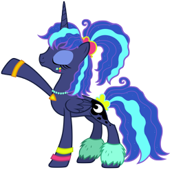 Size: 7100x7000 | Tagged: safe, artist:tardifice, imported from derpibooru, princess luna, alicorn, pony, between dark and dawn, 80s princess luna, absurd resolution, female, mare, simple background, solo, transparent background, vector