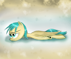 Size: 2679x2239 | Tagged: safe, artist:vunlinur, imported from derpibooru, oc, oc only, oc:holiday dreams, pegasus, pony, bored, female, solo