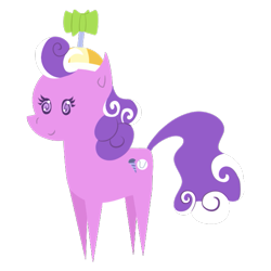 Size: 627x627 | Tagged: safe, artist:thebenalpha, imported from derpibooru, screwball, earth pony, pony, hat, pointy ponies, propeller hat, simple background, solo, swirly eyes, transparent background