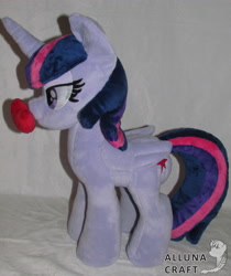 Size: 3062x3645 | Tagged: safe, artist:allunacraft, imported from derpibooru, twilight sparkle, alicorn, pony, heart, irl, photo, plushie, solo, twilight sparkle (alicorn)