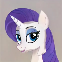 Size: 1024x1024 | Tagged: safe, artist:thisponydoesnotexist, imported from derpibooru, pony, unicorn, ai content, ai generated, generator:thisponydoesnotexist, neural network, not rarity, solo