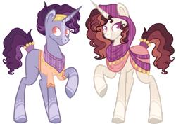 Size: 1017x720 | Tagged: safe, artist:ninjagobrony287, imported from derpibooru, oc, oc:harver, oc:marjahn, pony, saddle arabian, unicorn, base used, brother and sister, female, horn, male, mare, offspring, parent:hoo'far, parent:saffron masala, parents:saf'far, siblings, simple background, stallion, transparent background, unicorn oc