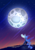 Size: 3360x4800 | Tagged: safe, artist:failissefaily, imported from derpibooru, princess luna, alicorn, pony, butt, ethereal mane, ethereal tail, full moon, glowing horn, horn, moon, moonbutt, plot, praise the moon, raising the moon, solo, wings, wings down