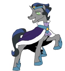 Size: 610x673 | Tagged: safe, artist:whistle blossom, imported from derpibooru, king sombra, pony, unicorn, good king sombra, male, simple background, solo, stallion, white background