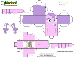 Size: 2979x2354 | Tagged: safe, imported from derpibooru, part of a set, diamond tiara, earth pony, pony, craft, cubeecraft, female, filly, missing cutie mark, papercraft, printable, solo