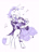 Size: 1587x2184 | Tagged: safe, artist:lunnita_pony, imported from derpibooru, oc, oc only, oc:lunnita, oc:rise, pegasus, pony, unicorn, bipedal, bowtie, clothes, dress, hug, male, music notes, simple background, sketch, stallion, white background