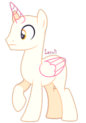 Size: 1628x2312 | Tagged: safe, artist:lazuli, artist:mint-light, imported from derpibooru, oc, oc only, alicorn, pony, alicorn oc, bald, base, eyelashes, horn, male, raised hoof, signature, simple background, solo, stallion, transparent background, wings