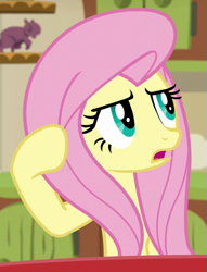 Size: 489x640 | Tagged: safe, imported from derpibooru, screencap, fluttershy, pony, flutter brutter, cropped, solo