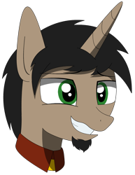 Size: 1200x1554 | Tagged: safe, artist:lonebigcity, imported from derpibooru, oc, oc only, oc:lone misto, pony, unicorn, male, simple background, smiling, solo, stallion, transparent background, worried