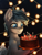 Size: 1919x2500 | Tagged: safe, artist:inowiseei, imported from derpibooru, oc, oc only, oc:lonepegasus, pegasus, pony, birthday cake, black forest cake, cake, food, portal (valve), solo, the cake is a lie