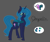 Size: 1000x831 | Tagged: safe, artist:cyrinthia, imported from derpibooru, oc, oc only, oc:chrysellia starbeam, changepony, hybrid, pony, female, interspecies offspring, magical lesbian spawn, offspring, parent:princess luna, parent:queen chrysalis, parents:chrysaluna, solo