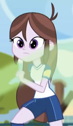 Size: 337x584 | Tagged: safe, imported from derpibooru, screencap, velvet sky, equestria girls, equestria girls series, sock it to me, sock it to me: bulk biceps, spoiler:eqg series (season 2), background human, cropped, soccer uniform, solo