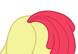 Size: 1081x747 | Tagged: safe, artist:gmaplay, imported from derpibooru, part of a set, apple bloom, earth pony, pony, growing up is hard to do, ass, ass up, blank flank, bloom butt, butt, butt only, face down ass up, older, older apple bloom, plot, simple background, solo, white background