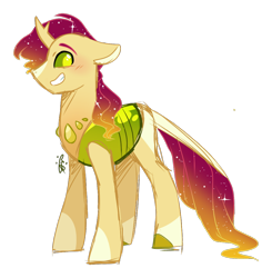 Size: 1022x1043 | Tagged: safe, artist:gallantserver, imported from derpibooru, oc, oc only, oc:mandible, changedling, changeling, changepony, hybrid, magical gay spawn, male, offspring, parent:sunburst, parent:thorax, parents:thoraxburst, simple background, solo, transparent background