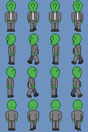 Size: 128x192 | Tagged: safe, artist:scraggleman, imported from derpibooru, oc, oc:anon, human, clothes, pixel art, rpg maker, sprite sheet, suit