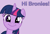 Size: 1146x781 | Tagged: safe, artist:twilyisbestpone, derpibooru exclusive, edit, edited screencap, imported from derpibooru, screencap, twilight sparkle, alicorn, pony, unicorn, adorkable, bronybait, bust, caption, cute, dork, female, hi, looking at you, mare, purple background, simple background, solo, twiabetes, unicorn twilight