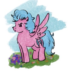 Size: 661x676 | Tagged: safe, artist:laya-21, imported from derpibooru, firefly, pegasus, pony, g1, solo