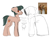 Size: 2048x1536 | Tagged: safe, artist:spoopygander, imported from derpibooru, oc, oc only, oc:hexacomb, earth pony, pony, beekeeper, chest fluff, clothes, female, floppy ears, mare, reference sheet, robe