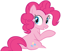 Size: 1280x1069 | Tagged: safe, artist:andoanimalia, imported from derpibooru, pinkie pie, earth pony, pony, castle mane-ia, balloonbutt, butt, female, plot, simple background, solo, transparent background, vector