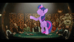 Size: 1280x720 | Tagged: safe, edit, editor:shyinka, imported from derpibooru, twilight sparkle, pony, unicorn, animated, bipedal, dancing, flamenco, hypnosis, irl, meme, music video, photo, ponies in real life, sound, webm