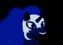 Size: 647x464 | Tagged: safe, artist:glorval, imported from derpibooru, nightmare moon, alicorn, pony, helmet