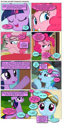 Size: 868x1722 | Tagged: safe, artist:dziadek1990, edit, edited screencap, imported from derpibooru, screencap, pinkie pie, rainbow dash, twilight sparkle, oc, comic:ponies and d&d, castle mane-ia, hurricane fluttershy, mmmystery on the friendship express, comic, conversation, dialogue, dungeons and dragons, emote story:ponies and d&d, pen and paper rpg, rpg, screencap comic, slice of life, tabletop game, text
