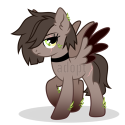 Size: 1024x1024 | Tagged: safe, artist:keyrijgg, imported from derpibooru, oc, oc only, pegasus, pony, adoptable, art, reference, simple background, solo, white background