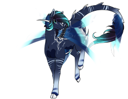 Size: 4299x3319 | Tagged: safe, artist:oneiria-fylakas, imported from derpibooru, oc, oc only, oc:lusthorn, original species, esfaz, male, simple background, solo, transparent background