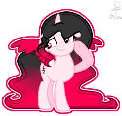 Size: 1194x1138 | Tagged: safe, artist:whiteplumage233, imported from derpibooru, oc, oc only, alicorn, pony, female, mare, simple background, solo, transparent background, two toned wings, wings