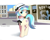 Size: 883x711 | Tagged: safe, artist:vinilyart, imported from derpibooru, coco pommel, earth pony, pony, bowtie, cocobetes, cute, female, hat, mannequin, mare, ponyquin, ribbon bow tie, solo, string tie