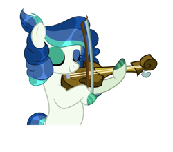 Size: 1024x903 | Tagged: safe, artist:prinesspup, imported from derpibooru, oc, oc only, oc:seamist serenade, earth pony, pony, female, mare, musical instrument, simple background, solo, transparent background, violin