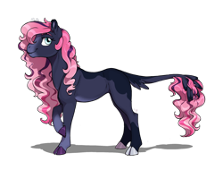 Size: 1280x972 | Tagged: safe, artist:mylittlesonic, imported from derpibooru, oc, oc only, oc:twinkle shine dreamwalker pie, earth pony, pony, cloven hooves, female, leonine tail, magical lesbian spawn, mare, offspring, parent:pinkie pie, parent:princess luna, parents:lunapie, simple background, solo, transparent background