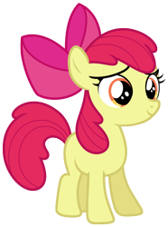 Size: 4577x6158 | Tagged: safe, artist:estories, imported from derpibooru, apple bloom, earth pony, pony, absurd resolution, bow, proud, simple background, solo, transparent background, vector