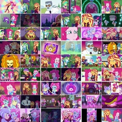 Size: 1080x1080 | Tagged: safe, artist:jericollage70, imported from derpibooru, adagio dazzle, applejack, aria blaze, fluttershy, kiwi lollipop, max steele, pinkie pie, rainbow dash, rarity, sci-twi, sonata dusk, sunset shimmer, supernova zap, twilight sparkle, equestria girls, equestria girls series, sunset's backstage pass!, spoiler:eqg series (season 2), bathroom, bicycle, clothes, collage, crying, cute, diapinkes, geode of empathy, geode of fauna, geode of shielding, geode of sugar bombs, geode of super speed, geode of super strength, geode of telekinesis, glasses, humane five, humane seven, humane six, k-lo, laughing, looking at you, magical geodes, meta, nose in the air, postcrush, selfie, shimmerbetes, shoes, smiling, smiling at you, su-z, the dazzlings, time twirler, true original (song), twitter, twitter link