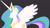 Size: 1366x768 | Tagged: safe, artist:djseras, imported from derpibooru, princess celestia, pony, faceless female, female, lineless, minimalist, modern art, offscreen character, solo, spread wings, vector, wings