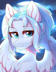 Size: 2340x3000 | Tagged: safe, artist:fensu-san, imported from derpibooru, oc, oc only, pegasus, pony, commissioner:samdsamsa, solo