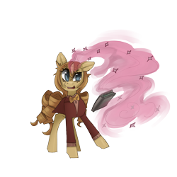 Size: 2500x2500 | Tagged: safe, artist:starlightspark, imported from derpibooru, oc, oc only, oc:golden dawn, pony, unicorn, crisis equestria, simple background, solo, transparent background