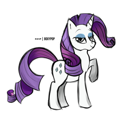Size: 3600x3600 | Tagged: safe, artist:boxypop, artist:poxy_boxy, imported from derpibooru, rarity, pony, unicorn, looking at you, solo