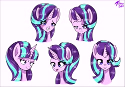 Size: 12118x8500 | Tagged: safe, artist:brekrofmadness, imported from derpibooru, starlight glimmer, pony, absurd resolution, alternate hairstyle, bust, portrait, solo