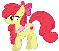 Size: 4529x3937 | Tagged: safe, artist:whiteplumage233, imported from derpibooru, apple bloom, earth pony, pony, the last problem, absurd resolution, clothes, cutie mark, female, goldie delicious' scarf, goldie delicious' shawl, mare, older, older apple bloom, shawl, simple background, solo, the cmc's cutie marks, transparent background, vector