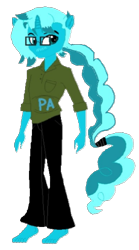 Size: 331x597 | Tagged: safe, artist:hubfanlover678, artist:loomytyranny, imported from derpibooru, oc, oc only, hybrid, unicorn, equestria girls, artist, barefoot, fanart, feet, hippie, male, png, simple background, solo, teacher, transparent background