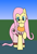 Size: 1081x1600 | Tagged: safe, artist:platinumdrop, imported from derpibooru, fluttershy, pony, clothes, dress, request, solo