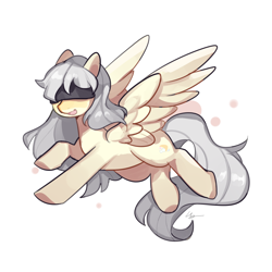 Size: 2000x2000 | Tagged: safe, artist:猞塔, imported from derpibooru, oc, oc only, oc:crescent heart, oc:弦月之心, pegasus, pony, pegasus oc, simple background, solo, wings
