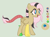 Size: 2404x1756 | Tagged: safe, artist:lominicinfinity, imported from derpibooru, oc, oc only, oc:flutter chaos, hybrid, female, interspecies offspring, offspring, parent:discord, parent:fluttershy, parents:discoshy, simple background, solo