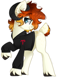 Size: 1261x1668 | Tagged: safe, artist:cinnamontee, imported from derpibooru, oc, oc only, oc:solar flare, earth pony, pony, sheep, sheep pony, horns, male, ram, simple background, solo, stallion, transparent background